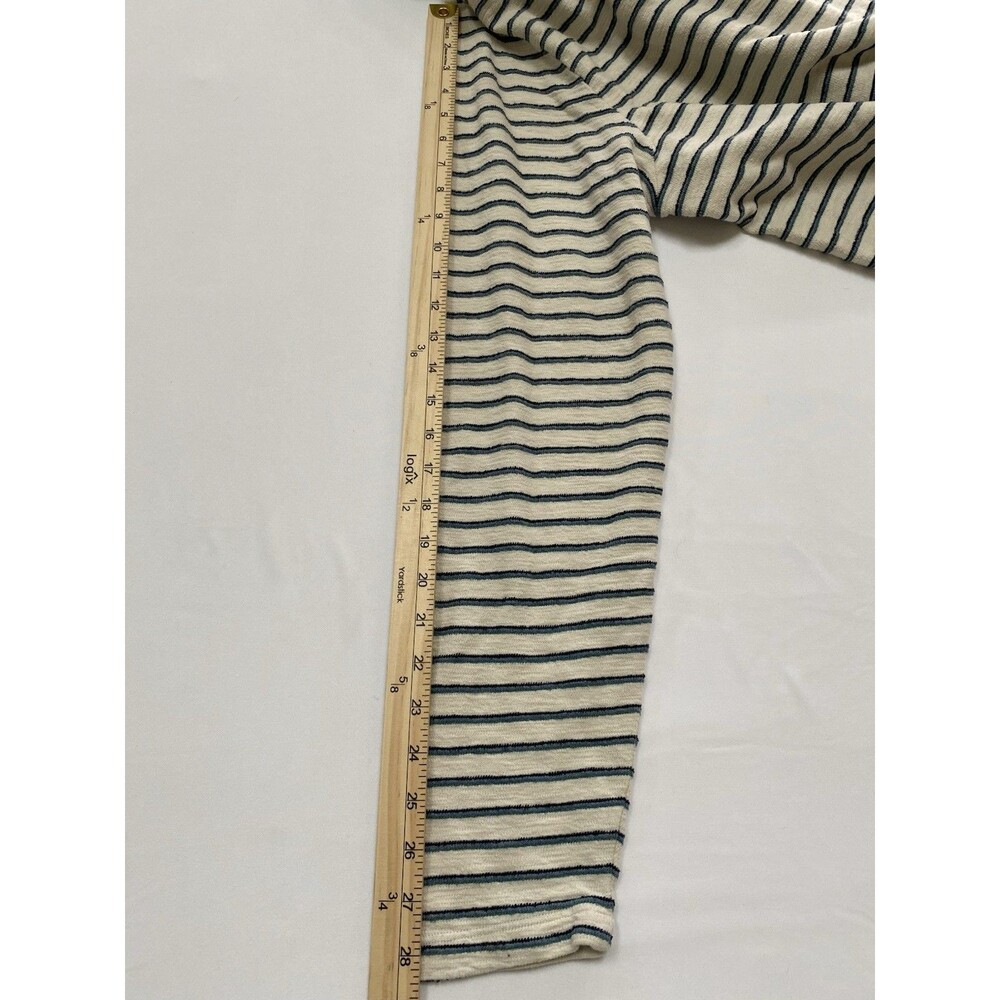 Marine Layer Playa Hoodie XL Striped Coastal Grandma Pullover Beach Sweatshirt - Picture 5 of 7